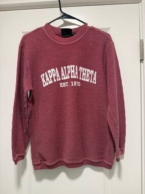 Kappa Alpha Theta Crewneck Sweater - Dusty Rose
